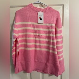 NWT Pink Amazon Sweater size S